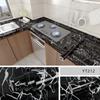 Waterproof and moisture-proof wallpaper countertop self-adhesive oil proof film stove cabinet ceramic tile marble sticker