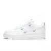 Nike Air Force 1 Synthetic Leather, Leather Low top Skateboard Shoes Women's CT1990-100(Team1912-)