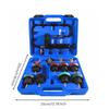 14 Pieces Cooling System Leak Tester Universal Coolant Pressure