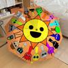 1PC Rhythm Games Pattern Small Travel Compact Windproof Umbrella, Automatic Folding Umbrella, Automatic Open/Close ,Gift-86