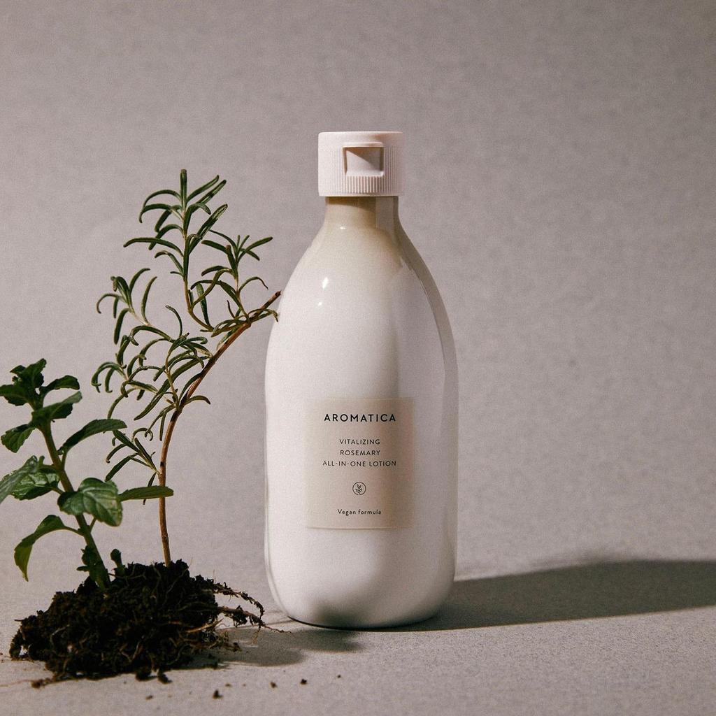 AROMATICA Vitalizing Rosemary All in One Lotion Hydrating Refreshing Care 300ml