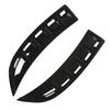 Front Bumper Spoiler Canard Glossy Black Replacement for Mercedes Benz CLA C118 X118 AMGLine 2020+
