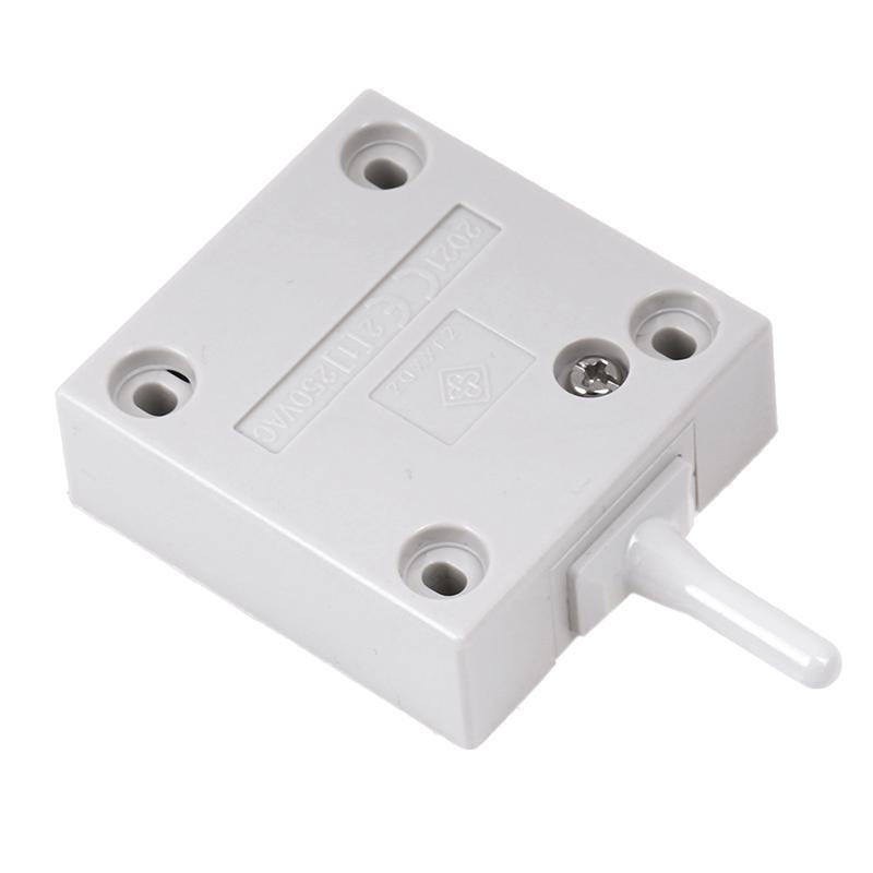 1 Stück Automatischer Rücksetzschalter Kleiderschrank Schrank Lichtschalter Türkontrollschalter