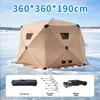 Ice Fishing Cotton Tent Outdoor Warm Camping Tent for Fishing with Windproof Insulation