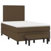 3136424 vidaXL Divan Bed with Mattress Dark Brown 120x200 Cm
