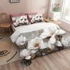Comforter Butterfly Floral Pattern 3D Printed Set Elegant Fresh Style Soft Comfortable Bedding