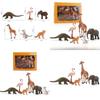 Wild Animal Pvc Figurine Collection Featuring Giraffe Tiger Elephant Flamingo For Kids Gift