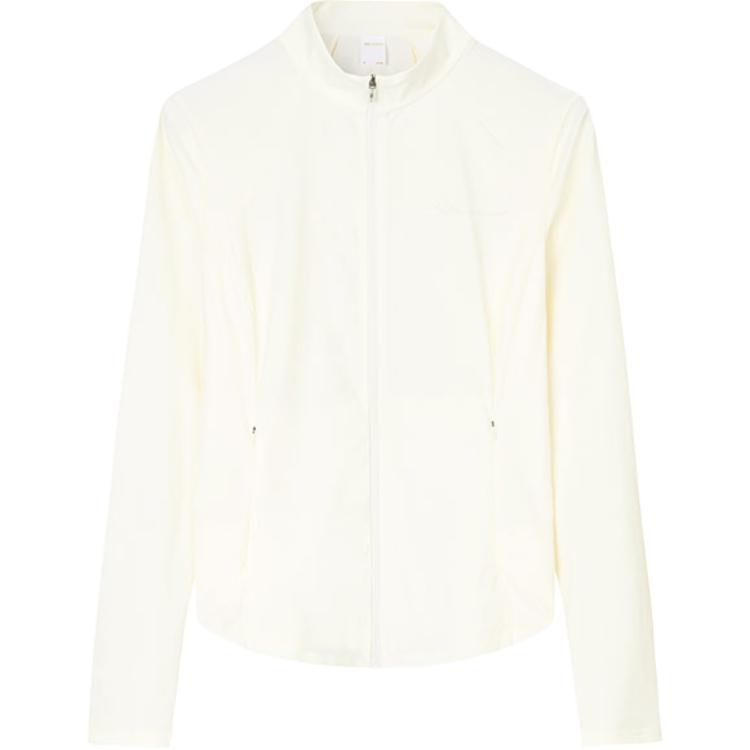 Anta Champion All-Weather Series Comfortable Zip-Up Stand Collar Slim Jacket Women Jacket Cloud-White 162420701-4