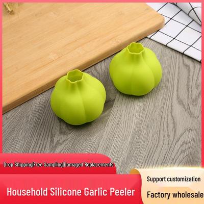 Silicone Garlic Peeler and Press Tool