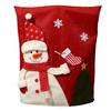 Christmas Chair Covers Cute Cartoon Santa Chair Back Decor for New Year Dining Slipcovers Dinner Banquet Holiday Party