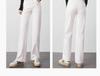 Women's High-Waisted Wide-Leg White Jeans, Floor-Length, Spring New Arrival, Versatile Slimming Straight Pants