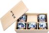 Ceramic Ai Yumin Soba Sake Cup Set of 5 W28 D16 H9 41075 5, Colors, Size Approx.
