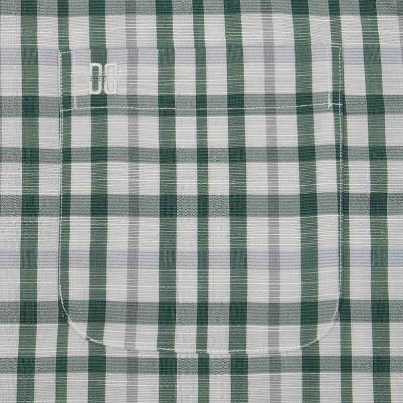 Daks 26ss Wool Blend House Check Summer Short Sleeve Regular Fit Casual Shirt D1