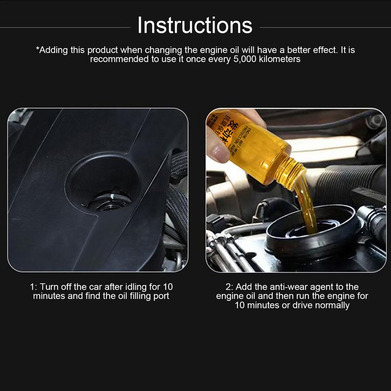 Engine Oil Protectant 3.38oz Auto Engine Protection Oil Anti-rust Anti-shake Protective Motor Anti-wear Oil For Noise Reduction