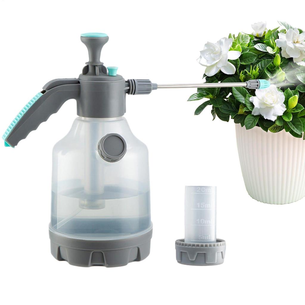 3L Hand Pump Spray Watering Can Bottle Non-Slip Handle Tank With Extended Rod Water Hose Nozzle Bottle Watering Can