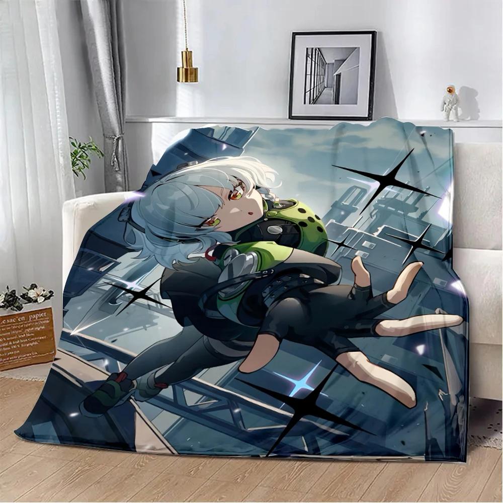 

Zenless Zone Zero ZZZERO ZZZ Nicole Printed Blanket Picker Blankets Теплое одеяло Мягкое и удобное для дома и путешествий Подарок на день рождения 30x40in