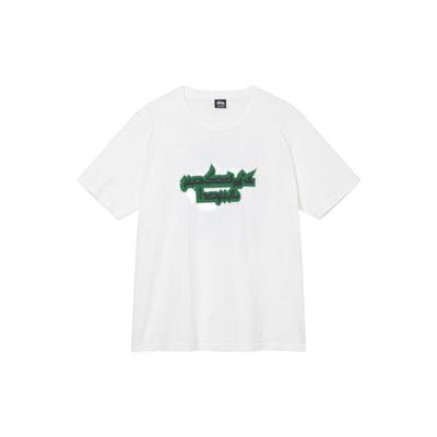 Stussy Dreifach-Zusammenarbeit Briefdruck Kurzarm Amerikanisches Vintage T-Shirt Unisex T-Shirts 3903759
