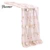 Bridal Shower Table Overlay Lace Embroidery Floral Tablecloth, 3D Flower Tulle Sheer Cover, Seasonal Wrinkle Resistant Tablecloth Colorful Cloth