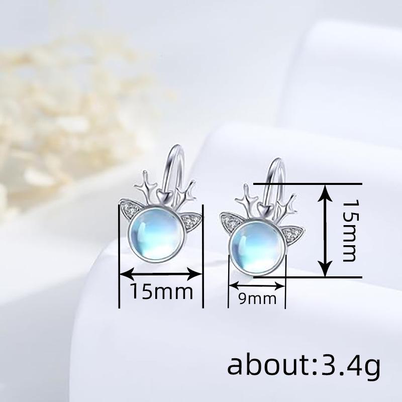 Deer Antler Earrings, A Must-Have Earrings For Christmas And Festivals, Women, Fashionable, Exquisite And Cute Style