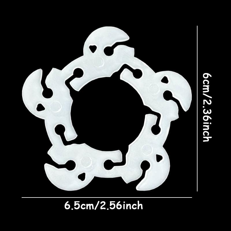 

10/20/30/50 шт. Зажим для арки из воздушных шаров Свадебные шары Аксессуары для папки для арки из воздушных шаров Кольца для шаров Пряжка Пластиковая пряжка для цветов 10pcs