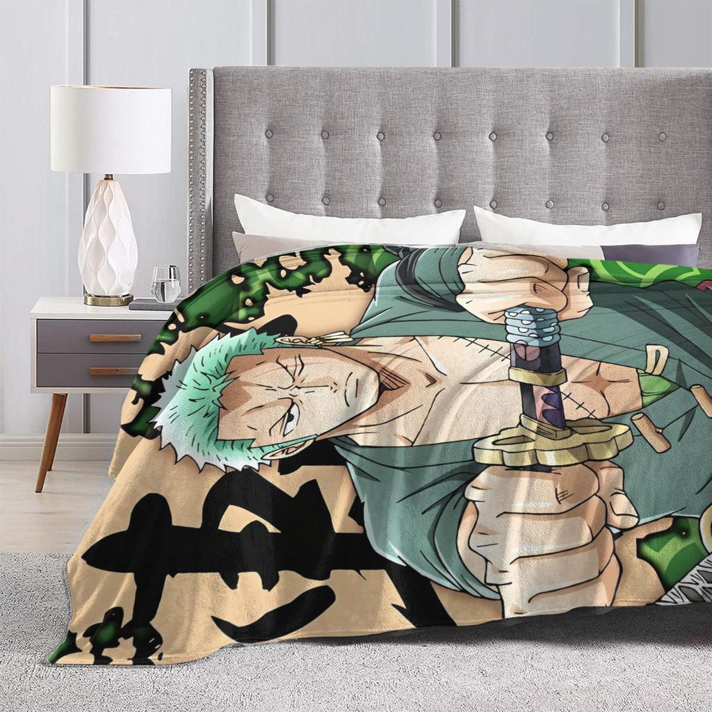 Luffy Anime   Zoro  Plush blankets Anime   Awesome Throw blanket for Home Hotel Sofa  200x150cm Bedspread,