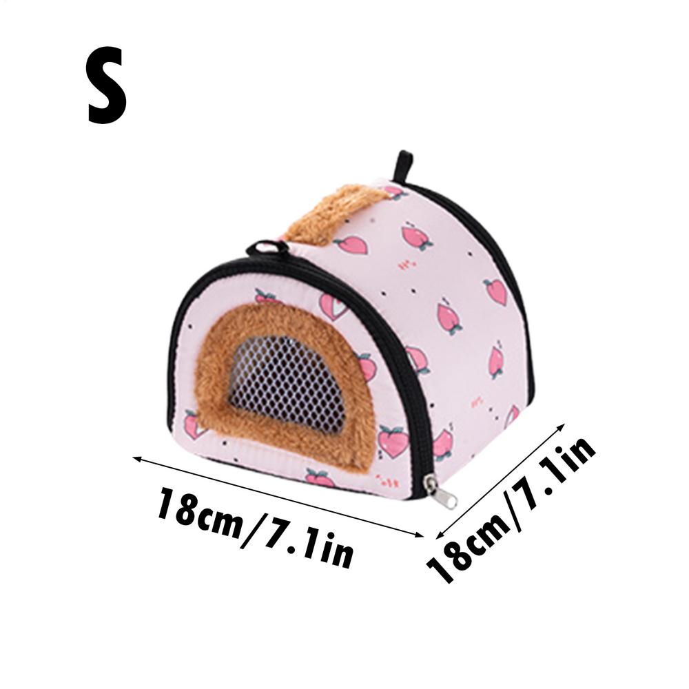 

Small Animal Carrier Waterproof Warm Winter Bunny Travel Carrier For Camping Moving Commuting Chinchilla Chameleon Reptile шоколадный