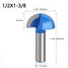 High Quality Carpentry DIY Tools Router Bit Milling Cutter Two Flutes 12.7mm Shank For Woodworking Milling Tools