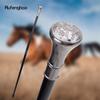 Unity and Faith Totem Relief Walking Cane Fashion Walking Stick Gentleman Crosier Knob Walking Stick 93cm