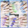 Biutee Eye Gel Color Gel Magnetic Gel Gel Nail Set 6 8ml with Fine Magnetic Gel Cat's Light-Changing (2 Types, Colors, Total) UV/LED Compatible,