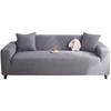 New Polar Fleece Anti Cat Scratching Cover and Fitted Sofa Cover Combination Sofa Solid Color for All Seasons