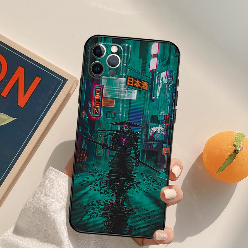 Cyberpunks Cover Case For iPhone 16 15 14 13 12 11 Pro Max XS XR X 12 13 Mini 16 15 Plus Fundas