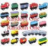 Magnetic Wood Train Toys Wooden Train Accessories Anime James Locomotive Model Car Toy Compatible With All Brands Tracks