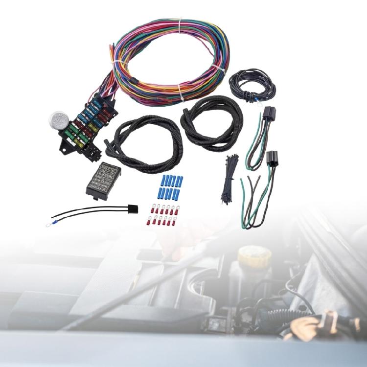 Universal Wire Harness Muscle Hot Rod Street Rat Voltage-Circuit Fuse Box Tool