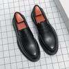Brogues Style Men Shoes Business Casual Leather Shoes Moccasins Man Flats Shoes
