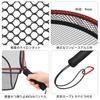 SANLIKE Fly Fishing One Piece Ball Frame Landing Net Aluminum Alloy Frame EVA Handle Tamoami Ball Net Ultra Light Nylon Large Frame Freshwater