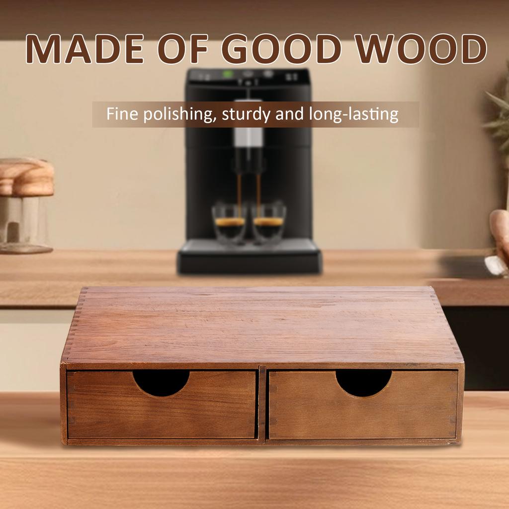 Coffee Capsule Storage Box Tea Set Storage and Organizing Box Display Rack Space Saving Desk Storage Rack for Home Decoration