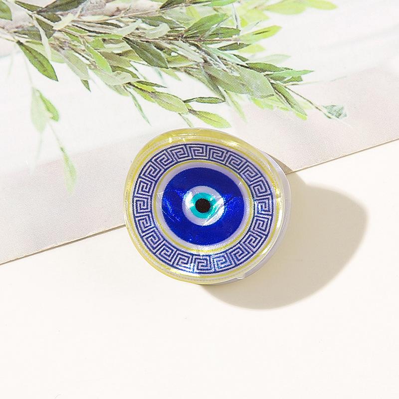 Devil's Eye Hairpin Round Grab Pin Headgear Blue Eyes Shark Clip Bohemian Evil Eye Greek Devil's Eye Hair Clips Claw Clip