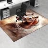 1pc Horse,Mane,Freedom Office Carpet Soft Polyester Entrance Carpet Washable Non Slip Machine Washab