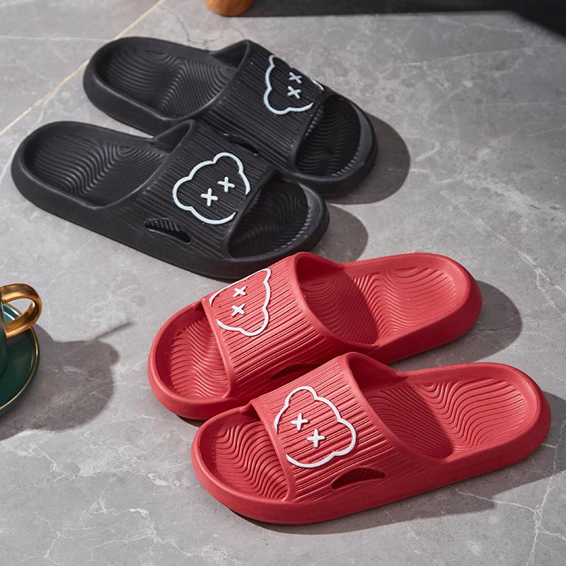 Hausschuhe Damen Sommer weiche Sohle rutschfest Zuhause Indoor Haushalt Badezimmer Hotel Bad kühlende Hausschuhe Herren Außenschuhe