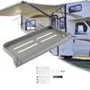 30cm/40cm Husbilar Väggmonterad Hylla Aluminium Flytande Förvaringshylla Husbilstillbehör Vikbara Utrymmesbesparande Hyllor