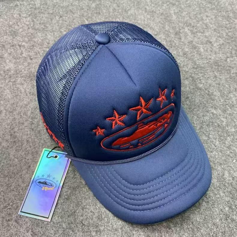 Corteiz 5 starz alcatraz trucker american trucker hat fashionable brand embroidered sun protection card