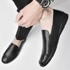 Classic Non-Slip Mens Slip on Shoes 2024 New Arrival Male Comfortable Business Shoe Genuine Leather Soft All-match Loafers Men