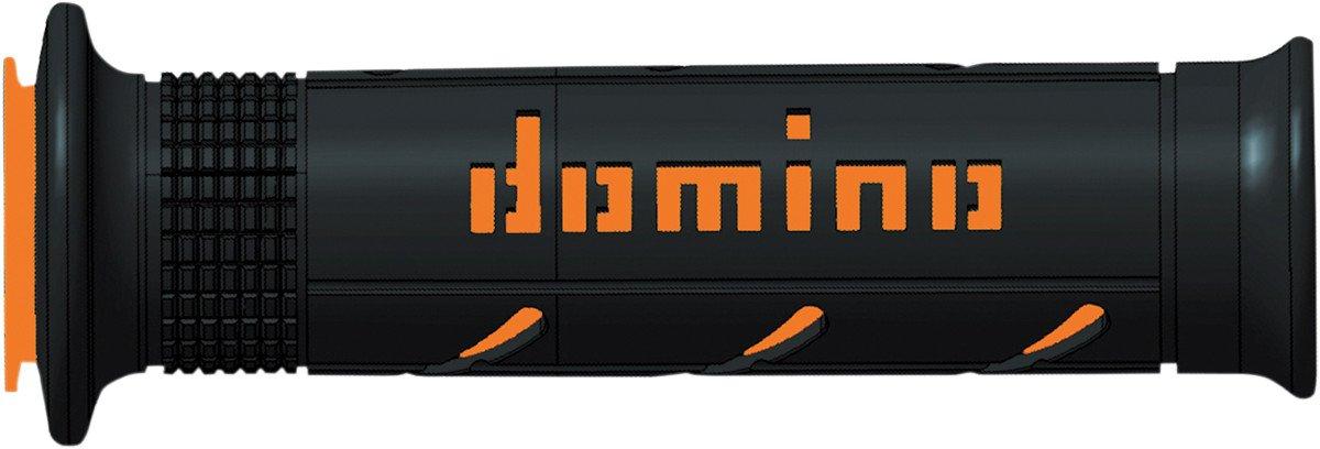 Domino Handlebar Street Thermoplastic Black x A25041C4540 Grips, Type, 126mm, Rubber, Orange,