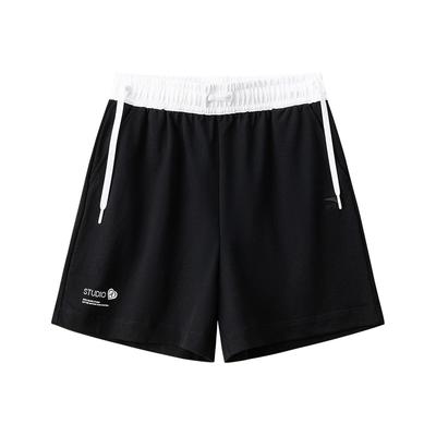 Comfortable Knitted Sports Shorts Women Shorts Basic-Black 162528310-2