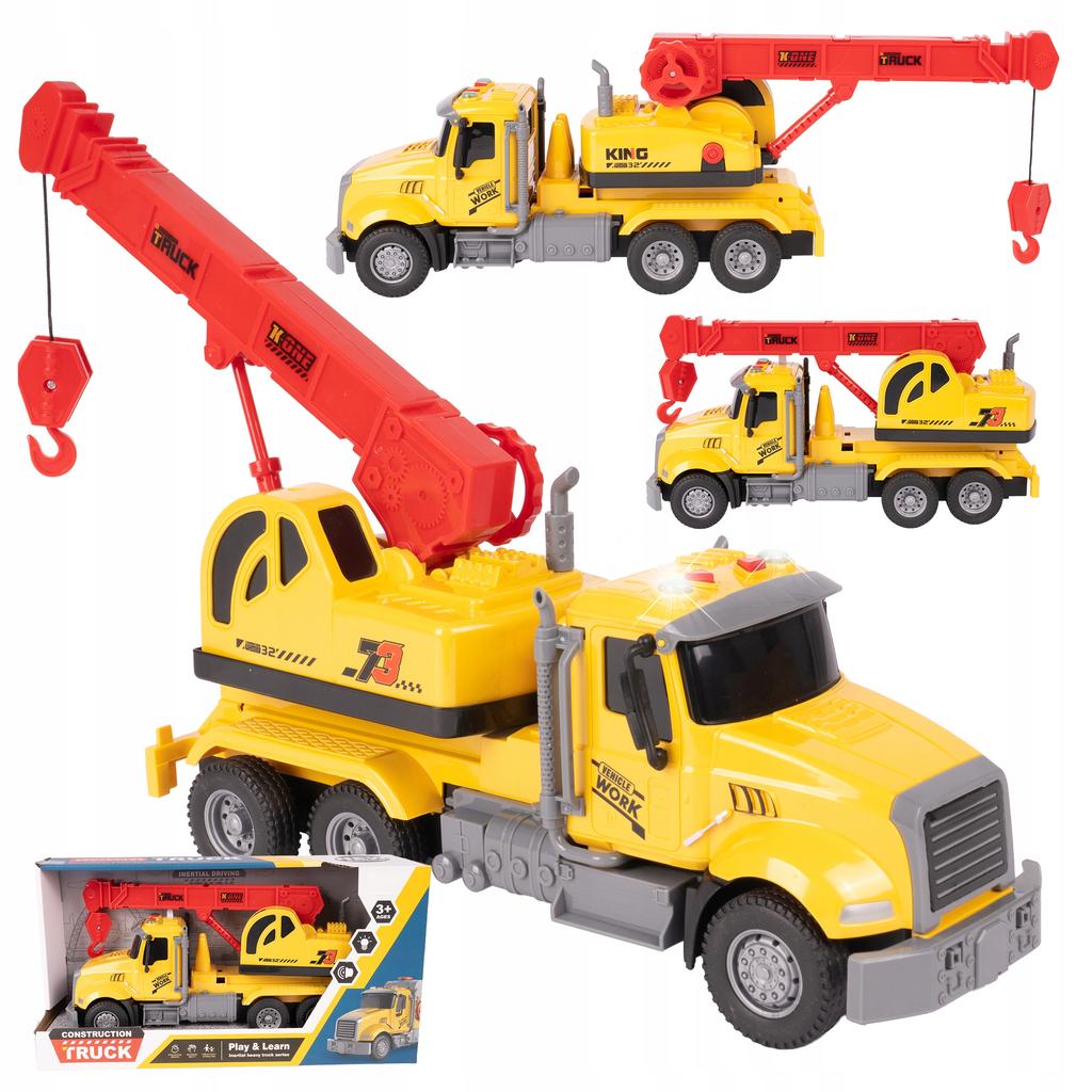 [PACZB] Truck with Crane and Hook LED Sound Z3060