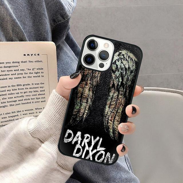 

The Walking Dead Daryl Dixon Wings Crossbow Phone Case for iPhone 16 15 SE2020 13 14 11 12 Pro Max 6 7 8 Plus coque fundas iPhone 6 6s