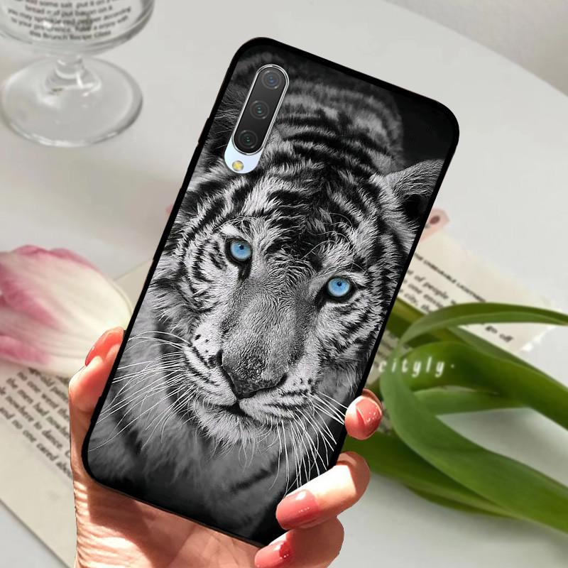Para Xiaomi Mi 9 lite Mi A3 Funda Protectora Antigolpes Suave TPU Silicona Cubierta de Teléfono Para Xiaomi Mi9 SE Funda 9Lite 9 SE 9SE Capa Dibujos Animados