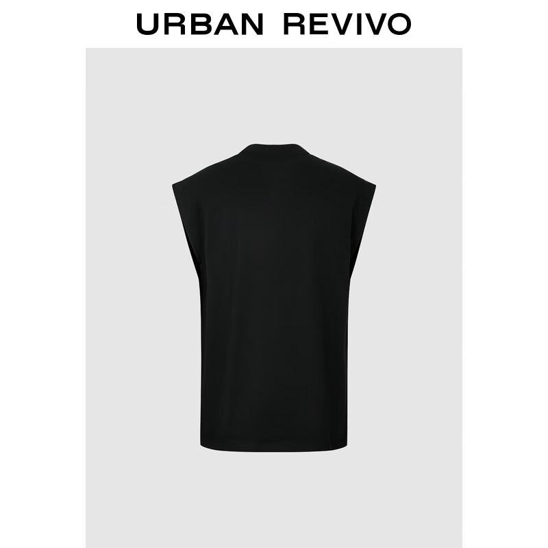 UR Men's Distressed Graphic Cotton Round Neck Vest