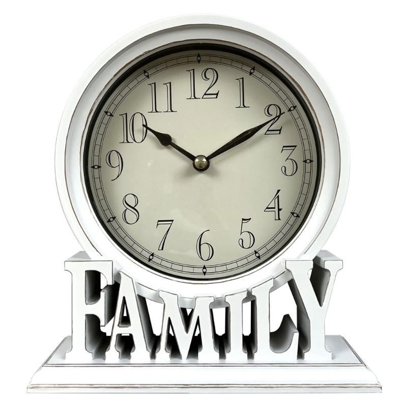 

Table Clock Retro Designing Desktop Clock For Home Office And Study Quiet and Precise Movement