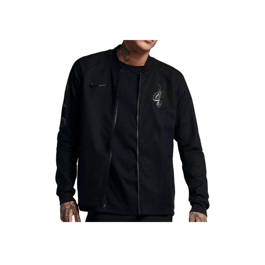 Nike NBA Cleveland Cavaliers Zip Jacket with Letters and Numbers Men Jackets Black 860792-010